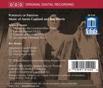 CD Gerard Schwarz: Portraits Of Freedom: Music of Aaron Copland And Roy Harris