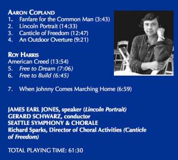 CD Gerard Schwarz: Portraits Of Freedom: Music of Aaron Copland And Roy Harris