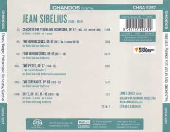 SACD Edward Gardner: Sibelius: Works for Violin & Orchestra