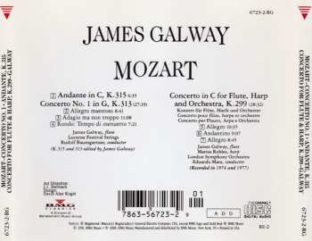 CD Wolfgang Amadeus Mozart: Andante In C / Concerto In G / Concerto For Flute And Harp