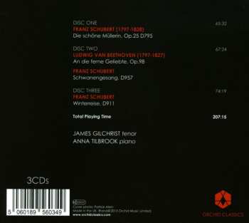 3CD/Box Set Franz Schubert: Song Cycles: Die Schöne Müllerin・Winterreise・Schwanengesang