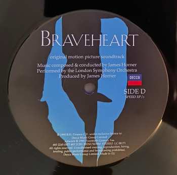 2LP The London Symphony Orchestra: Braveheart (Original Motion Picture Soundtrack)
