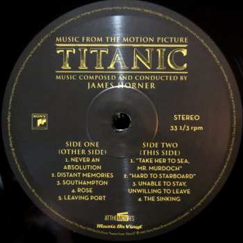 2LP James Horner: Titanic (Music From The Motion Picture)