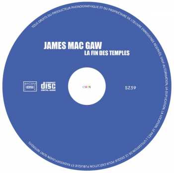 CD James Mac Gaw: La Fin Des Temples