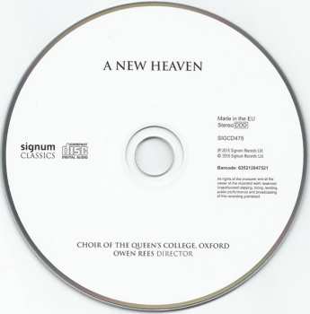 CD Kenneth Leighton: A New Heaven