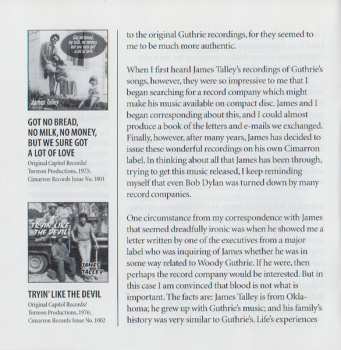 CD James Talley: Woody Guthrie And Songs Of My Oklahoma Home