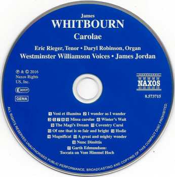 CD James Whitbourn: Carolae: Music For Christmas