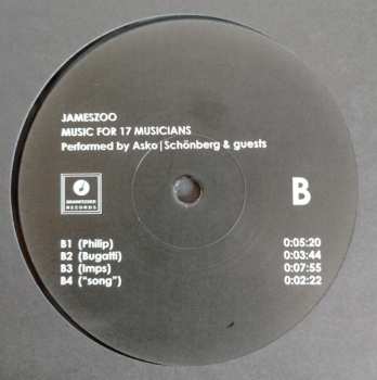 LP Jameszoo:  Music For 17 Musicians