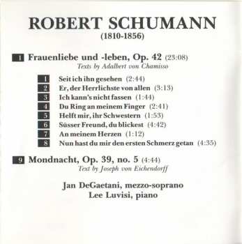 CD Jan DeGaetani: In Concert, Volume Two