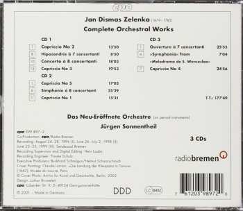 3CD/Box Set Jan Dismas Zelenka: Complete Orchestral Works