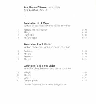 2CD Jan Dismas Zelenka: Trio Sonatas