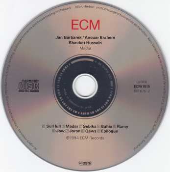 CD Anouar Brahem: Madar