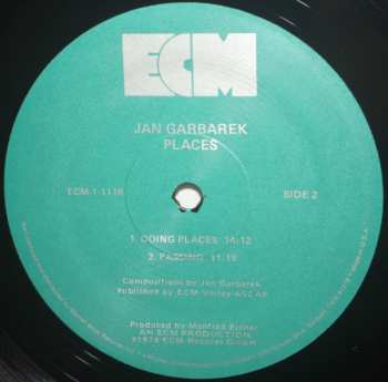 LP Jan Garbarek: Places