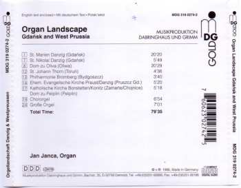 CD Jan Janca: Orgellandschaft: Danzig & Westpreussen / Organ Landscape: Gdańsk and West Prussia