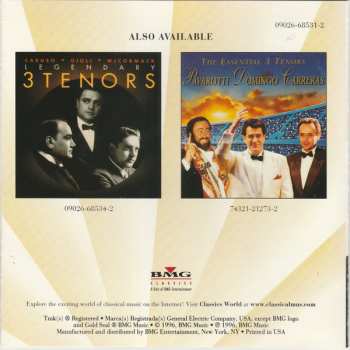 CD Mario Lanza: 3 Tenors Of The Golden Age
