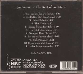 CD Jan Reimer: The Point Of No Return