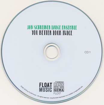2CD Jan Schreiner Large Ensemble: You Better Look Twice
