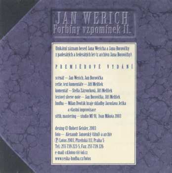 CD Jan Werich: Forbíny Vzpomínek II.