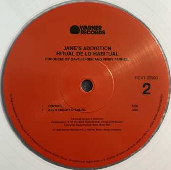 2LP Jane's Addiction: Ritual De Lo Habitual LTD | CLR