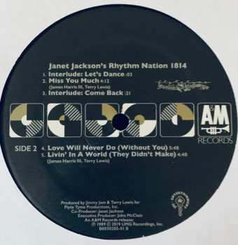 2LP Janet Jackson: Rhythm Nation 1814 LTD