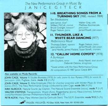 CD Janice Giteck: Breathing Songs From A Turning Sky