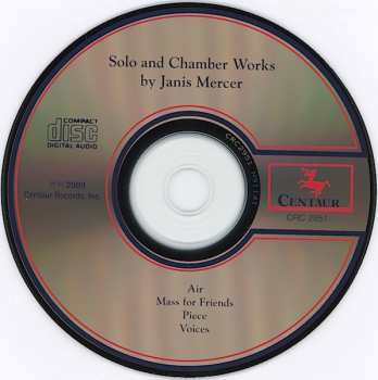 CD Janis Mercer: Voices | Solo And Chamber Works By Janis Mercer