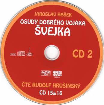 2CD Jaroslav Hašek: Osudy Dobrého Vojáka Švejka (CD 15 & 16)