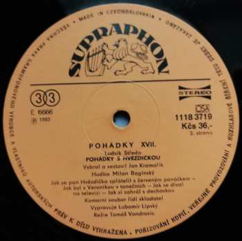 LP Jan Kramařík: O Upovídané Majdě / Pohádky S Hvězdičkou