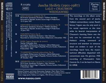 CD Pyotr Ilyich Tchaikovsky: Lalo: Symphonie espagnole • Chausson: Poème • Wieniawski: Violin Concerto No. 2