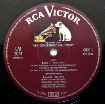 LP Jascha Heifetz: The Lark