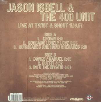 LP Jason Isbell And The 400 Unit: Live At Twist & Shout 11.16.07 CLR | LTD