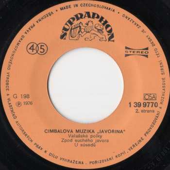 SP Cimbálová Muzika "Javořina": Javořina, Rožnov P.R.