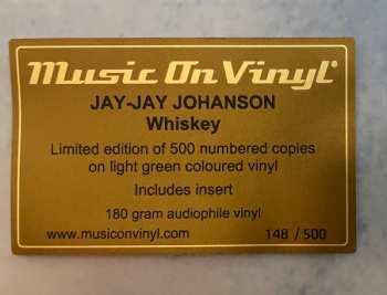 LP Jay-Jay Johanson: Whiskey CLR | LTD | NUM