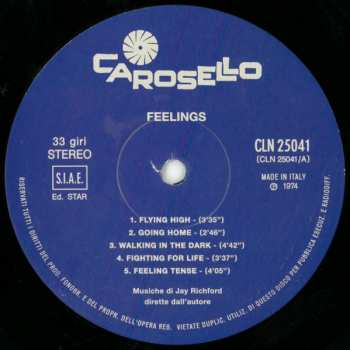 LP/CD Jay Richford: Feelings