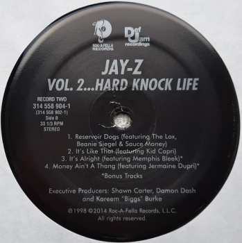 2LP Jay-Z: Vol. 2... Hard Knock Life