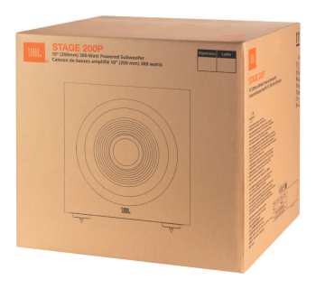 Hi-Fi JBL Stage 200P - Aktivní Subwoofer, 10", 150 W Rms - černá