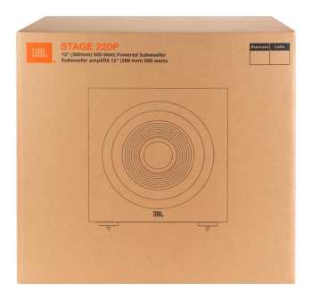 Hi-Fi JBL Stage 220P - Aktivní Subwoofer, 12", 250 W Rms - Bílá