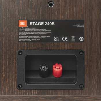 Hi-Fi JBL Stage 240B - 2-pásmové Regálové Reprosoustavy, 75 W Rms, 4,5" - černá