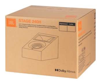 Hi-Fi JBL Stage 240H - 2-pásmové Dolby Atmos Modulové Reprosoustavy, 4,5" - Bílá