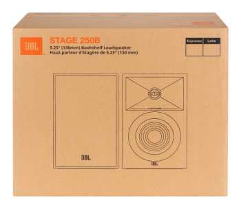 Hi-Fi JBL Stage 250B - 2-pásmové Regálové Reprosoustavy, 75 W Rms, 5,25" - černá