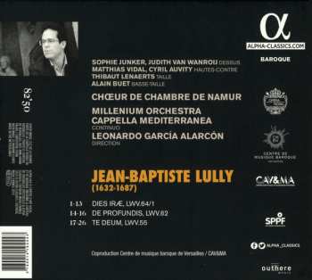 CD Jean-Baptiste Lully: Dies Iræ · De Profundis · Te Deum