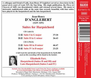 2CD Elizabeth Farr: Suites For Harpsichord