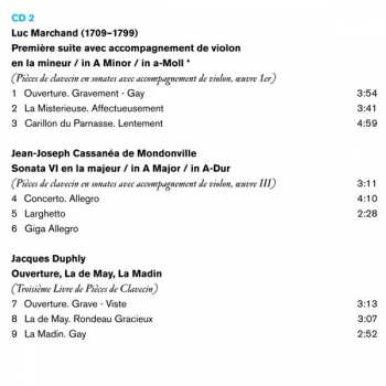 2CD Michel Corrette: French Sonatas For Harpsichord And Violin 