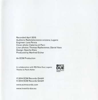 CD Jean-Louis Matinier: Inventio
