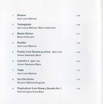 CD Jean-Louis Matinier: Inventio