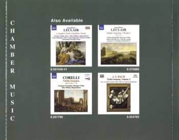 CD Laurence Cummings: Violin Sonatas • Book 1: Nos. 5-8