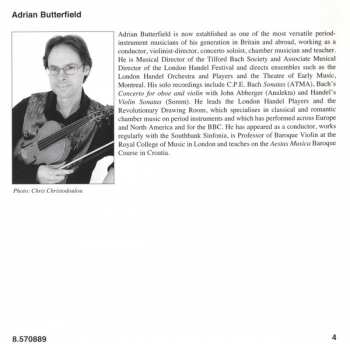 CD Laurence Cummings: Violin Sonatas • Book 1: Nos. 5-8