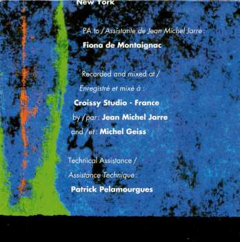 CD Jean-Michel Jarre: Chronologie