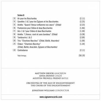 CD Jean-Philippe Rameau: Anacréon