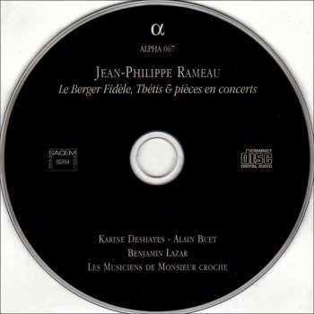 CD Jean-Philippe Rameau: Le Berger Fidèle, Thétis & Pièces En Concerts